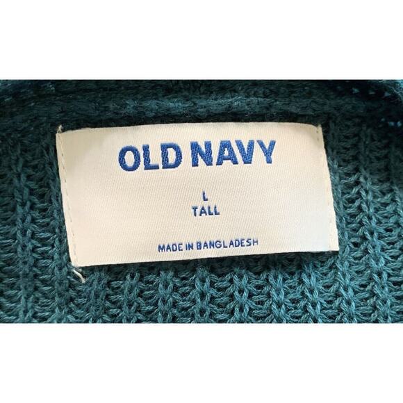 Womens V Neck Knit Sweater Long Sleeve Lagenlook Coastal Sz L Tall - Picture 6 of 7